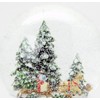 Snow Globe Family Carriage Ride Christmas Tree Get on Nostalgic