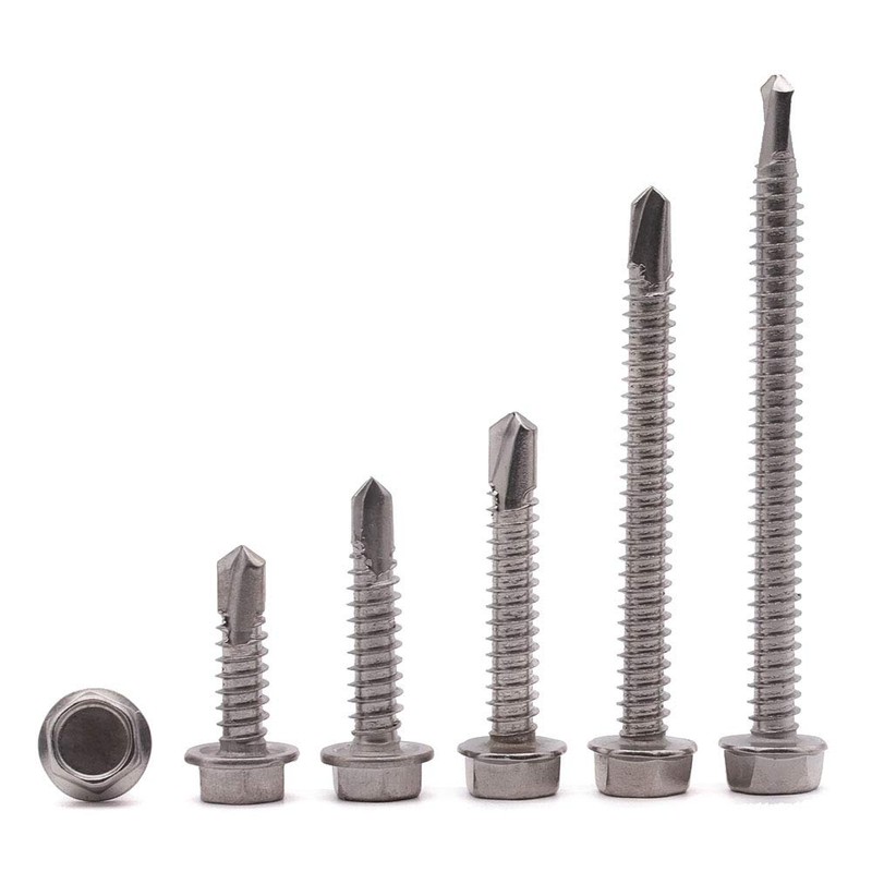 #12 x 3/4" (50 pack) Hex Washer Head Self Drilling