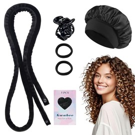 Gwabee - Rizos de terciopelo sin calor para dormir durante la noche, rizadores de pelo delgados sin calor, rizadores de pelo sin calor para un volumen