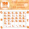 Qyeahkj 150 PCS Large 6" Font Letters and Punctuation Set