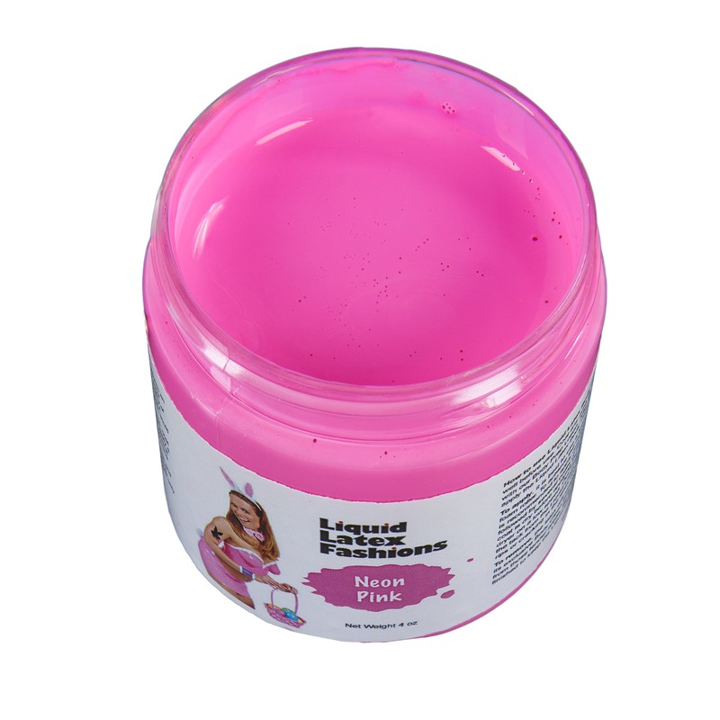 Neon Pink 4 Oz - Liquid Latex Body Paint, Ammonia