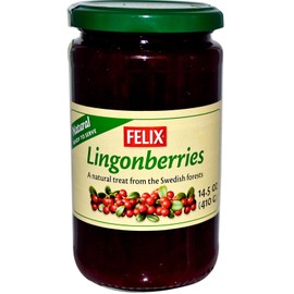 Felix Lingonberries, 14.5-Ounce Bottles (Pack of 4)