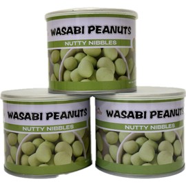 Apexy Roast Peanuts Snack Pack of 3 (Wasabi Peanuts)