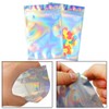 100 Pieces Resealable Smell Proof Bags, Flat Clear Food Storage
