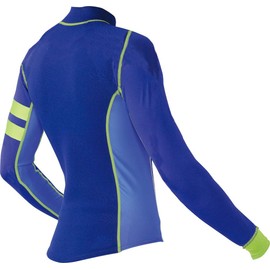 AQA KW-4406F Men's Marine Wear UV Wet Top Zip Long Navy 42 L