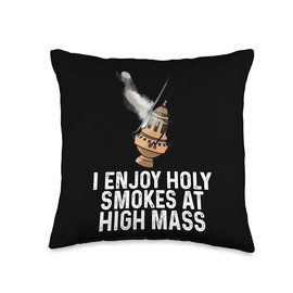 Thurible Traditional Latin Mass Catholic Throw Pillow