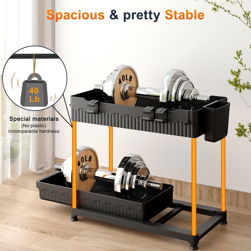 Sevenblue 4 Pack Under Sink Organizer, Bathroom Organizers and Storage,
