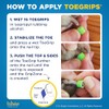 Dr. Buzby's Toegrips para Perros – Tracción Instantánea En Suelos