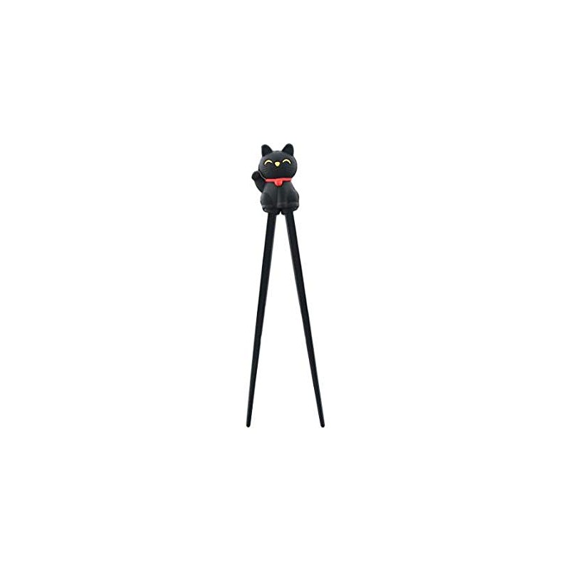 Happy Sales HSTC-LKCBLK, Training chopsticks for beginners right or left