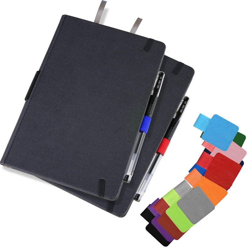 SLSON 12 Pack Notebook Pen Loop Holder Self-Adhesive Pen Holder