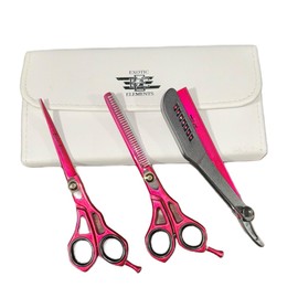 Professional Barber Scissors For Men Ideal For Grooming And Trimming Beards, Hair, And Mustaches with Thinning Shears Provide Precise Cutting For A Flawless Finish In All Grooming Cuts