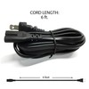 Xzrucst AC Power Cord Outlet Plug Cable for Brother SE-400