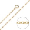 Old English Jewellers 9ct Yellow Gold on Silver Belcher Chain