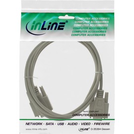 InLine cable-Serial DB9 M/F 2 M