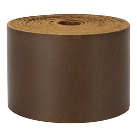 Ringsun 2 Inches Wide Flat Leather Straps for Crafts, Full Grain Leather Strips for Crafts, Tooling (2mm Thick 72.5 Inches Long Dark Brown)