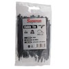 Superun Black Zip Ties 4 Inch, 18 Lbs Tensile Strength