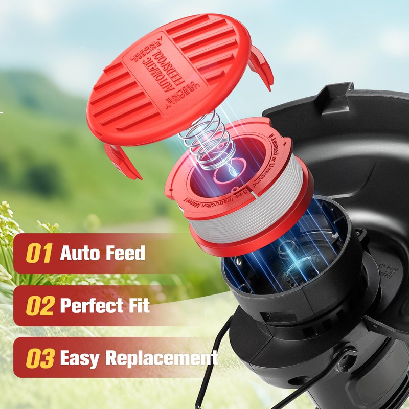 CMZST0653 Weed Eater String Compatible with Craftsman Weed Wacker, 0.065"