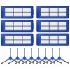 Estelife Pack of 14 Side Brushes and Filters for Eufy