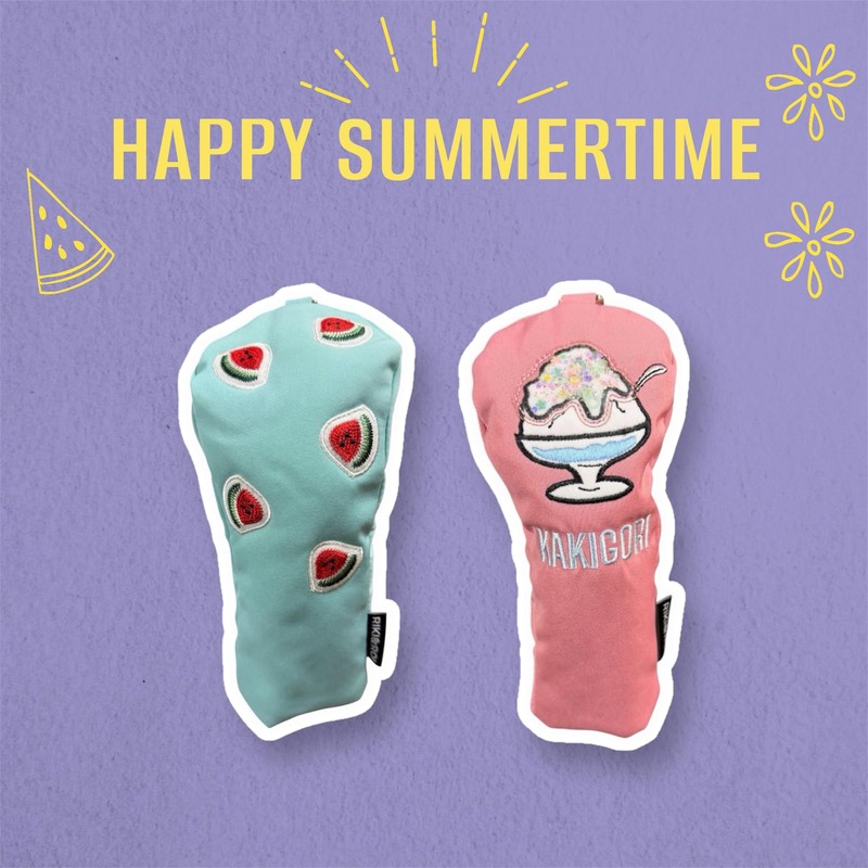 RIKI & ROI Golf Headcover Summer Festival (Watermelon UT Cover