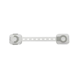 Dreambaby® Dial-It Adapta Strap Latch, 3 Pack - Baby Proof Cabinet Locks for Home Safety - Flexible, Adjustable, and Easy to Install - Grey/White