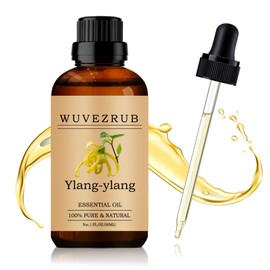 Wuvezrub Ylang-Ylang Essential Oil 30ML - 100% Pure and Natural Oils for Aromatherapy Diffuser - 1 Fl Oz/Ylang-Ylang