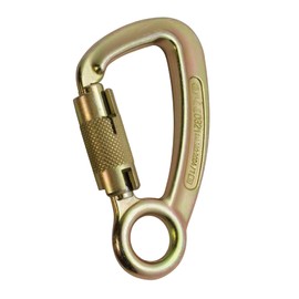 Fusion Climb Liberty Steel Auto-Lock Captive Eye High Strength Carabiner (FP-8120-2K-HS-GLD)