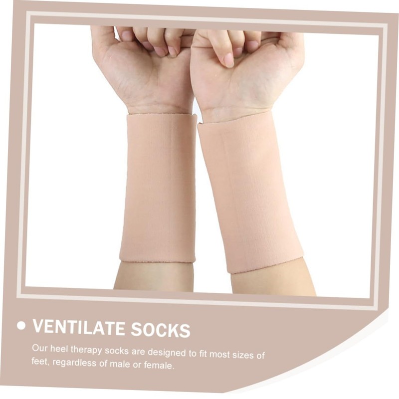 Baluue Protect Your Feet Sebs/nylon Socks Cracked Heel Relief Ventilated