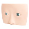 Makeup Practice Face Board 3D Realistic Eye Painting Practice Plastic