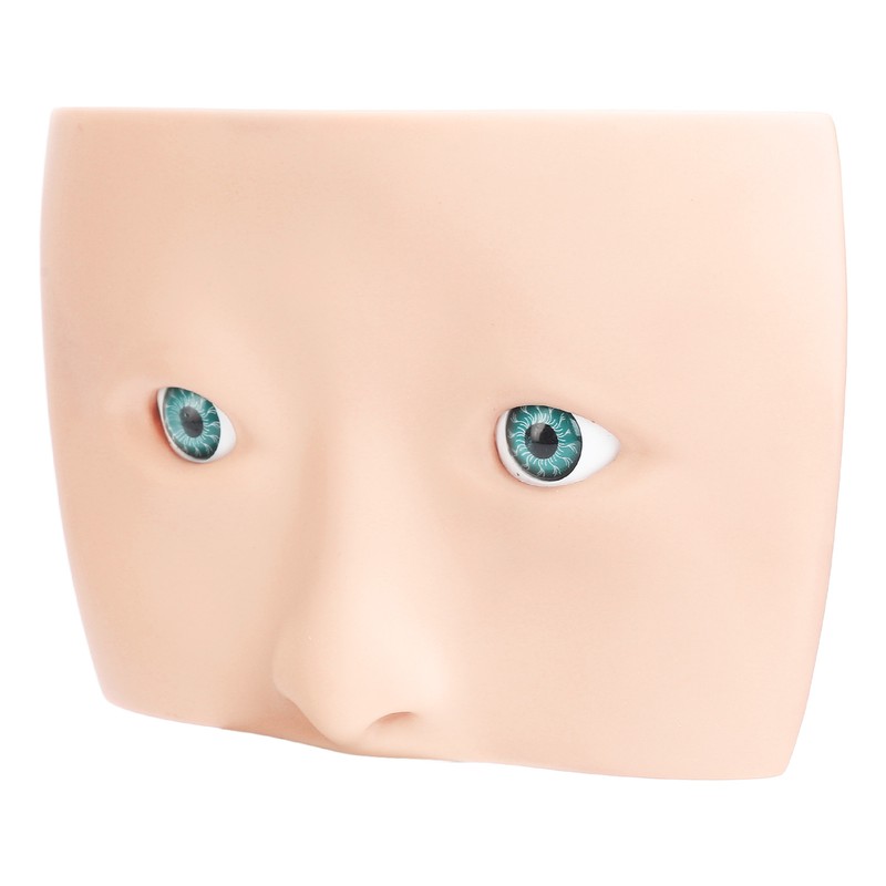 Makeup Practice Face Board 3D Realistic Eye Painting Practice Plastic