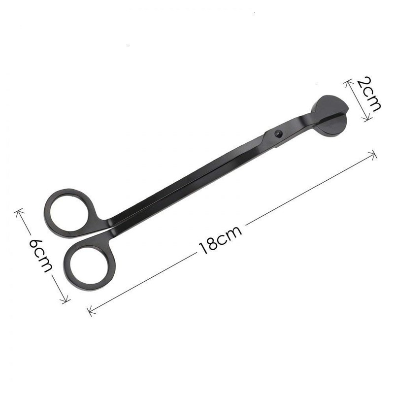Sinen Candle Wick Trimmer ，Wick Clipper Cutter Scissor (Matte Black)