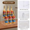 Baosia Acrylic Coffee Syrup Rack (6 Bottle Capacity),Syrup Bottle Holder