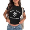 Weetiotio Cowgirl Outfits for Women Cowboy Western Shirts Y2k Graphic