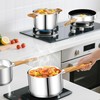 Stainless Steel Cookware Set 13-Piece, Pots and Pans Set, Induction