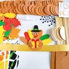 Winlyn 24 Sets Thanksgiving Turkey Headbands Fall Thanksgiving Craft Kits