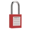 Lockout Tagout Valve Lock with Safety Padlock Heatproof Impact Resistant