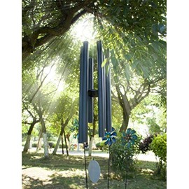 Afirst 66" Extra Large Wind Chimes, Deep Tone Wind Chimes Outdoor with 6 Metal Tubes, Memorial Wind Chime for Patio Balcony Garden Home Decor