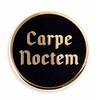 Pinsanity Carpe Noctem "Seize The Night" Gothic Enamel Lapel Pin