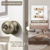 Probrico 4 Pack Entrance Door Knobs Exterior Door Lock with