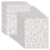 592 PCS 16 Sheets Letter Stickers 2 Inch Large Alphabet
