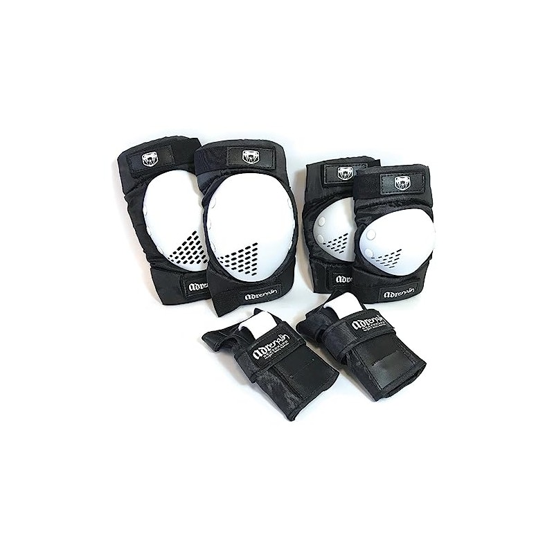 Adrenalin Adult Skate Protection Guards Set, X-Large, White