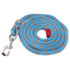 13ft Long Nylon Horse Leash Rope Heavy Duty Fall Proof Horse Leash Rope for Cattle Joke (Blue Grey)
