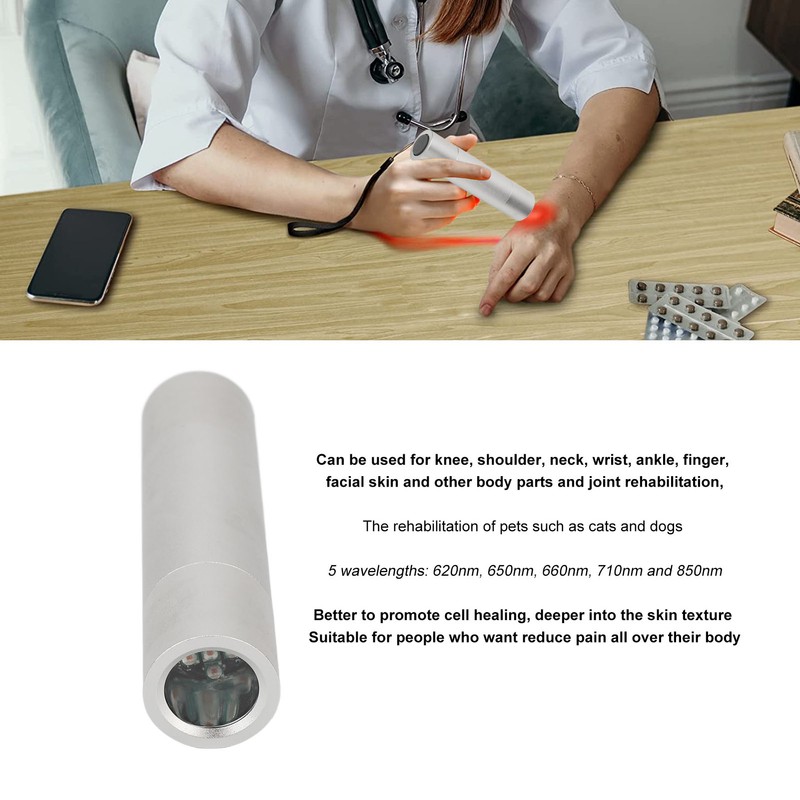 Red LED Therapy Device Portable 5 Wavelengths High Energy Reduce