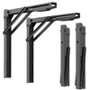 Ultrawall Folding Shelf Brackets, Heavy Duty Collapsible Shelf Bracket, 18
