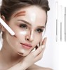 3 pcs Makeup Spatula Foundation Spatula Stainless Steel Professional Makeup