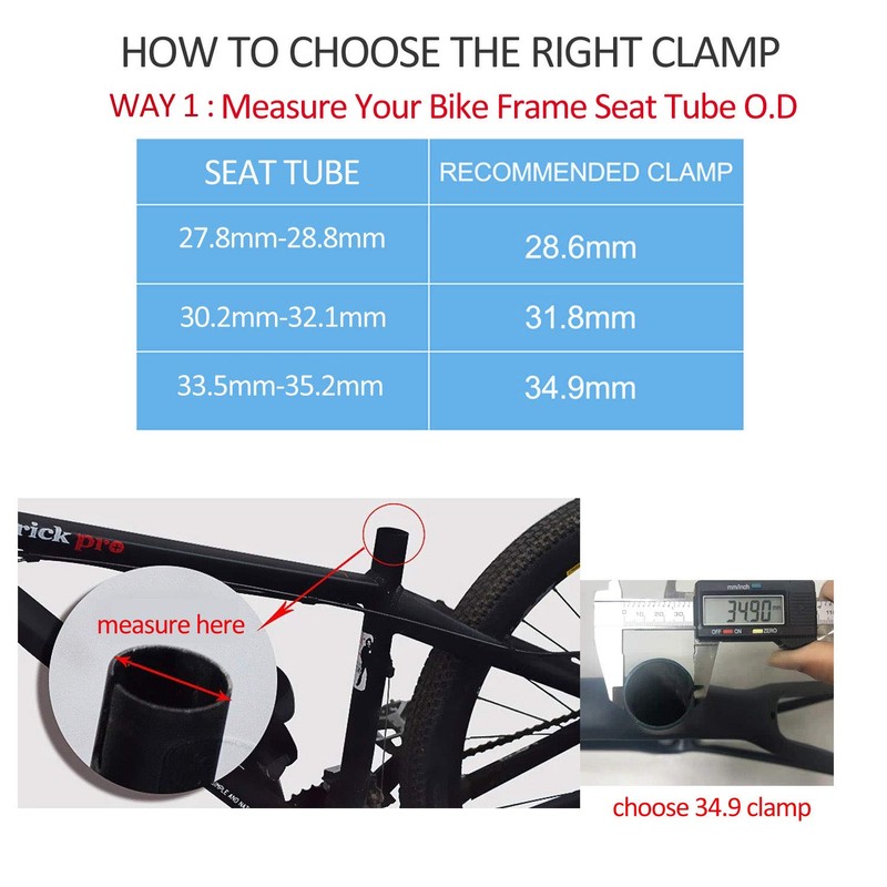 Platt Bicycle Seat Clamp with Quick Release Aluminium Alloy Seat