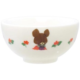 Bear School Jackie Rice Bowl Approx. 4.3 inches (11 cm), Retro Girly Jackie, Made in Japan 785119