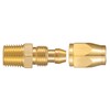 Breezliy Premium Solid Brass 2PCS Reusable Replacement Fitting For 1/4-Inch