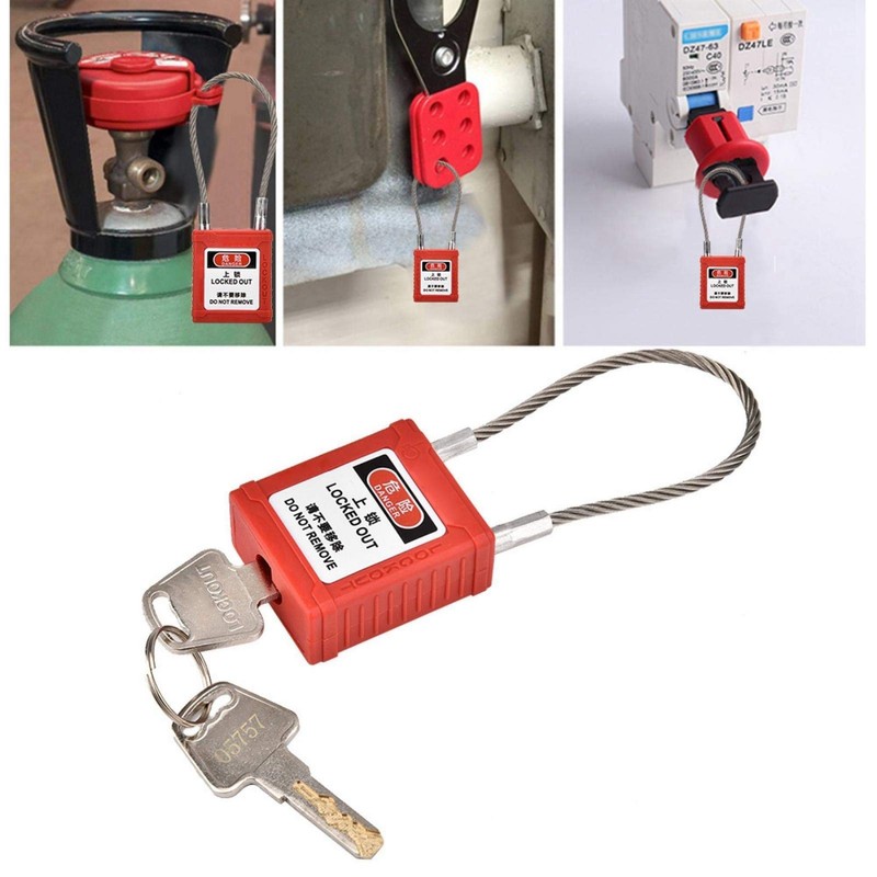 Lock Off Kit For Electricians, Padlocks With Keys, Metal Padlock