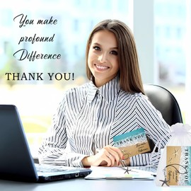 SAGHOM Employee Appreciation Gifts Bulk 30 Starfish Story Card Thank You Gifts for Coworkers You Make a Profound Difference Notecards Teacher Volunteer Nurse Appreciation Gift(Silver)