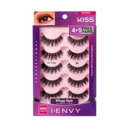 i Envy by Kiss So Wispy 06 Strip Eyelashes Value Pack #KPEM65 (6 PACK)
